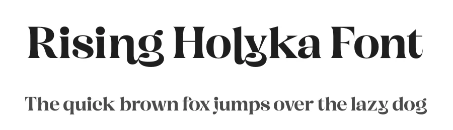 Rising Holyka Font by timelesstype.co — Serif Font