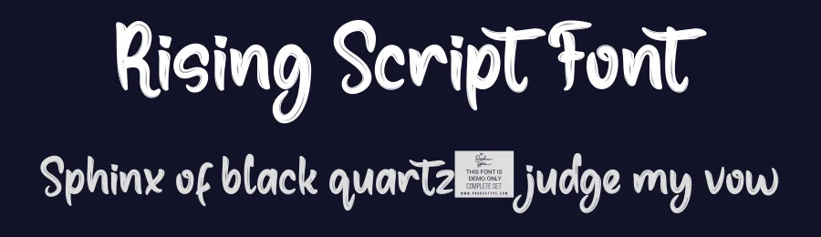 Rising Script Font by productype — Script Handwritten Font — thumbnail 2