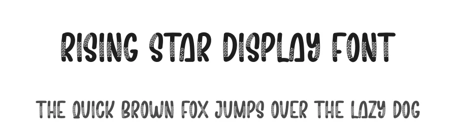 Rising Star Display Font by creativeletter — Display Font