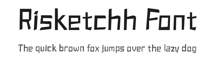 Risketchh Font by ffeeaarr — Display Font