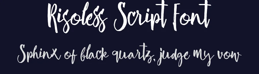 Risoless Script Font by Konstantine Studio — Script Handwritten Font — thumbnail 2