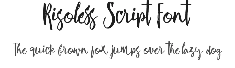 Risoless Script Font by Konstantine Studio — Script Handwritten Font