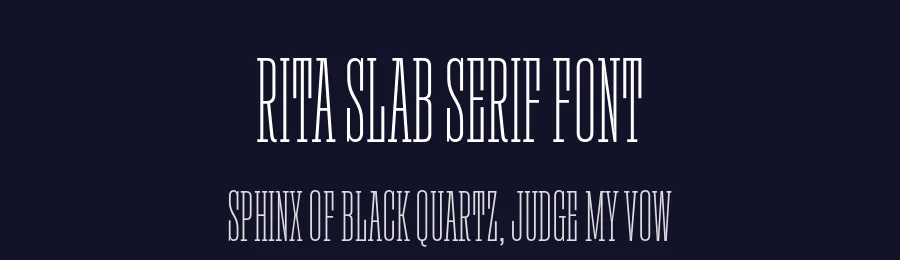 Rita Slab Serif Font by Latinotype — Slab Serif Font — thumbnail 2