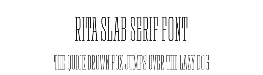 Rita Slab Serif Font by Latinotype — Slab Serif Font