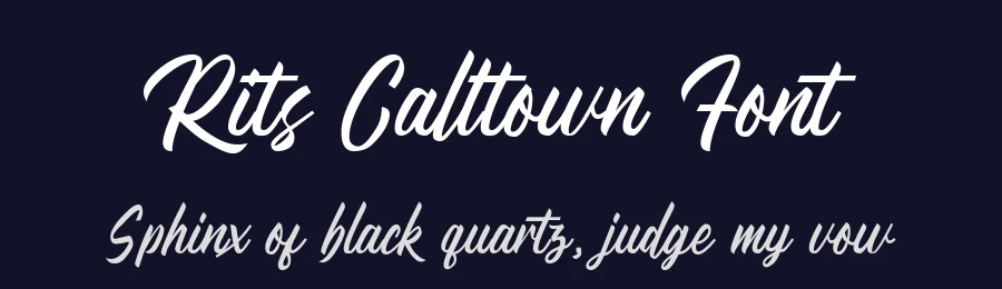 Rits Calltown Font by zamjumps-studio — Script Handwritten Font — thumbnail 2