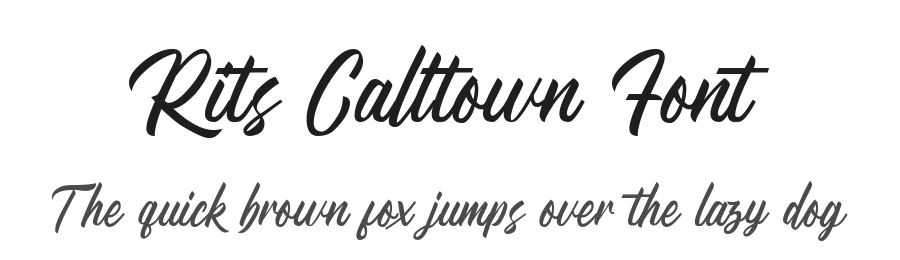 Rits Calltown Font by zamjumps-studio — Script Handwritten Font