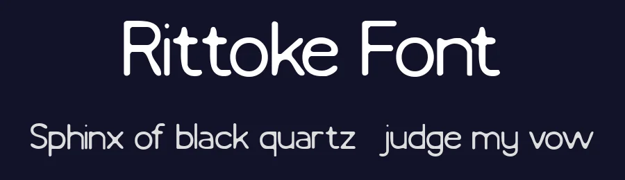 Rittoke Font by Flawless And Co — Display Font — thumbnail 2