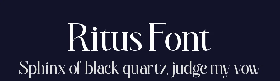 Ritus Font by zaain type — Serif Font — thumbnail 2