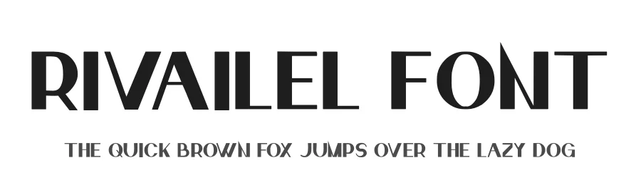 Rivailel Font by hayoyuka8 — Sans Serif Font