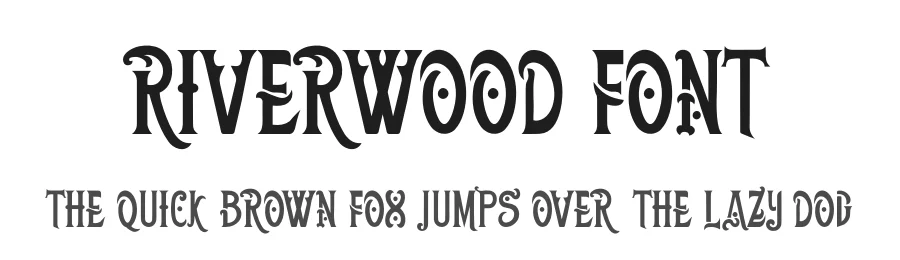 Riverwood Font by Kong Font — Display Font