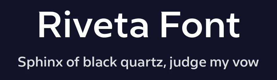 Riveta Font by JCFonts — Sans Serif Font — thumbnail 2