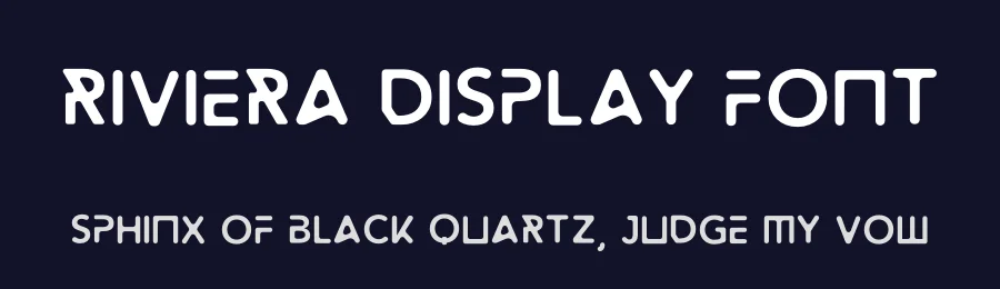 Riviera Display Font by Johann Darcel Studio — Display Font — thumbnail 2