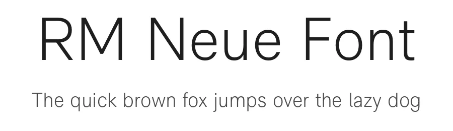 RM Neue Font by Mash Creative β Decorative Font
