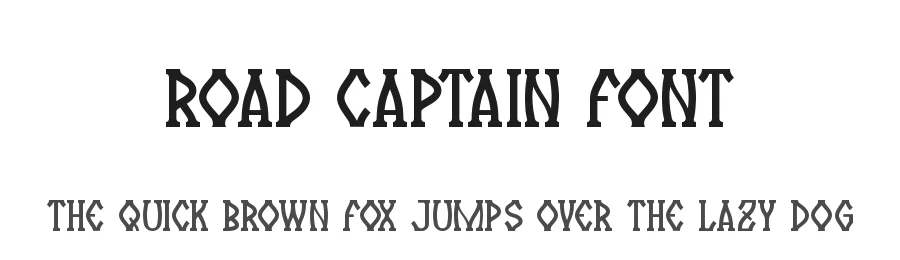 Road Captain Font by noahtype — Decorative Font