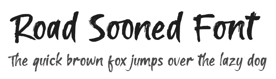 Road Sooned Font by Basnistudio — Display Font