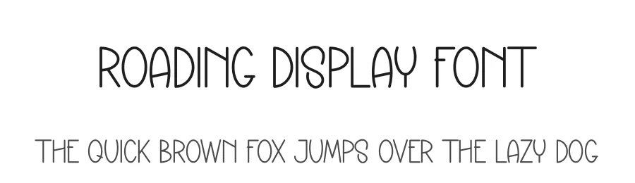 Roading Display Font by andikastudio — Display Font