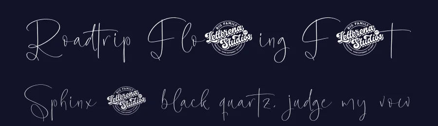 Roadtrip Floating Font by letterenastudios — Script Handwritten Font — thumbnail 2