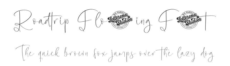 Roadtrip Floating Font by letterenastudios — Script Handwritten Font