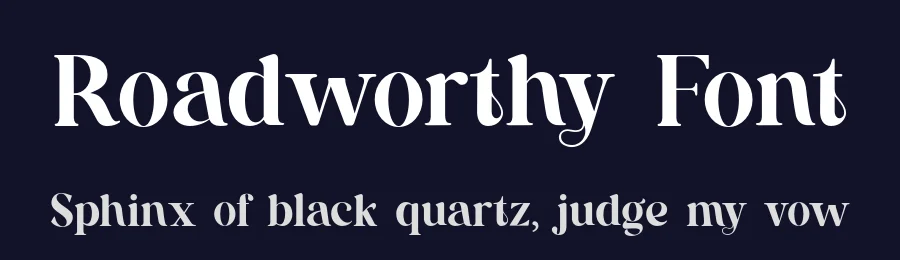 Roadworthy Font by UICreative — Serif Font — thumbnail 2