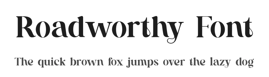 Roadworthy Font by UICreative — Serif Font