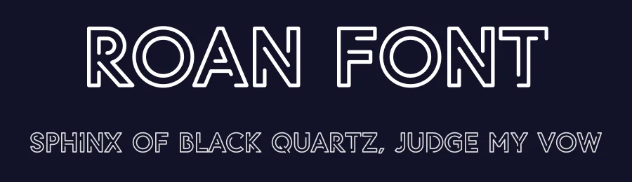 Roan Font by vpcreativeshop — Display Font — thumbnail 2