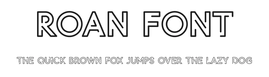 Roan Font by vpcreativeshop — Display Font