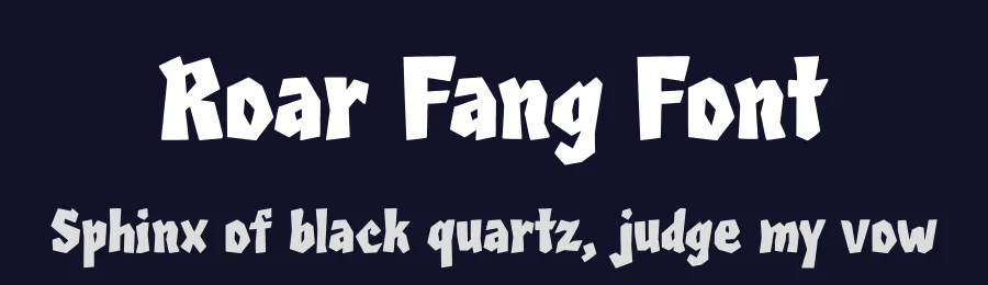 Roar Fang Font by Creavibes Design — Display Font — thumbnail 2
