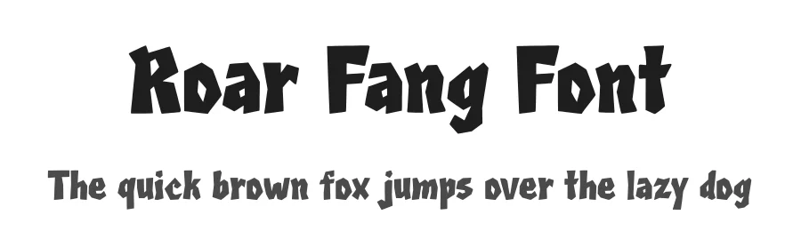 Roar Fang Font by Creavibes Design — Display Font