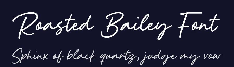 Roasted Bailey Font by Timur type — Script Handwritten Font — thumbnail 2