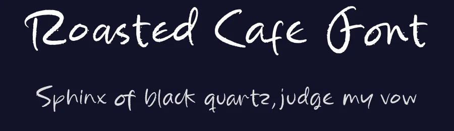 Roasted Cafe Font by stylishtype.co — Script Handwritten Font — thumbnail 2