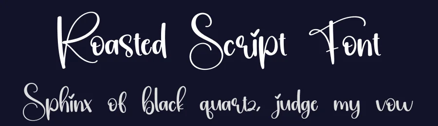 Roasted Script Font by creativeletter — Script Handwritten Font — thumbnail 2