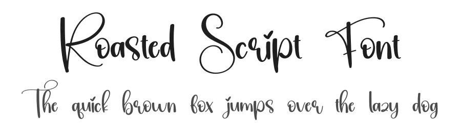 Roasted Script Font by creativeletter — Script Handwritten Font