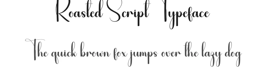 Roasted Script Typeface by andikastudio — Script Handwritten Font