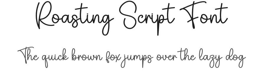 Roasting Script Font by creativeletter — Script Handwritten Font