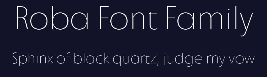 Roba Font Family by Franziska Weitgruber — Decorative Font — thumbnail 2