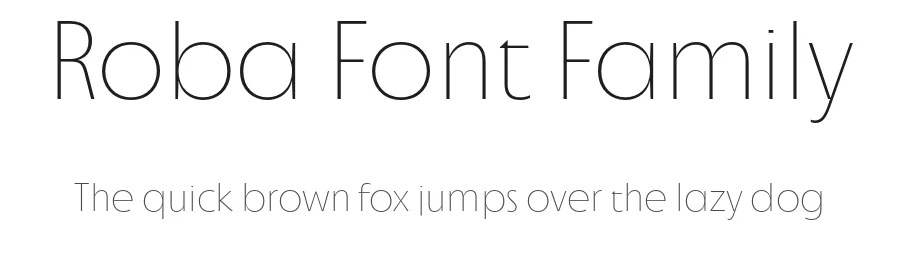 Roba Font Family by Franziska Weitgruber — Decorative Font