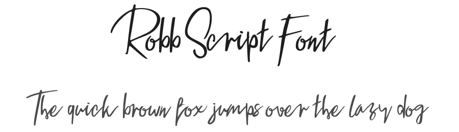 Robb Script Font by typotopia — Script Handwritten Font