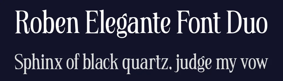 Roben Elegante Font Duo by Honestype — Serif Font — thumbnail 2