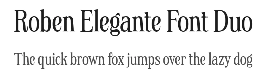 Roben Elegante Font Duo by Honestype — Serif Font