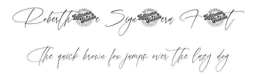 Roberthone Signatera Font by letterenastudios — Script Handwritten Font
