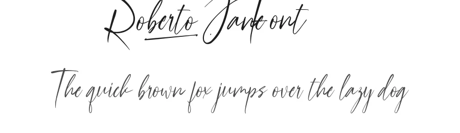 Roberto Jane Font by VinType — Script Handwritten Font