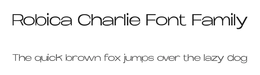 Robica Charlie Font Family by Nadia Auliana — Sans Serif Font