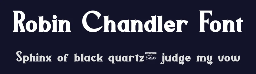 Robin Chandler Font by edricstudio — Display Font — thumbnail 2