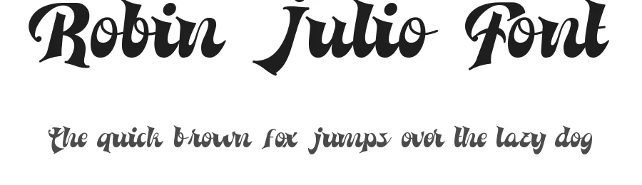 Robin Julio Font by nihstudio — Display Font
