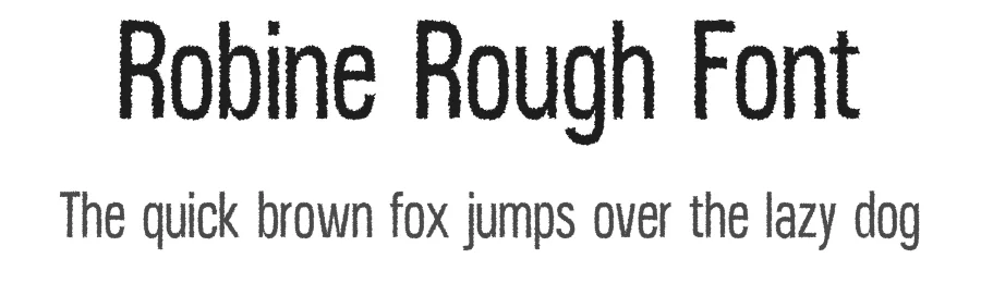 Robine Rough Font by craftsupplyco — Sans Serif Font