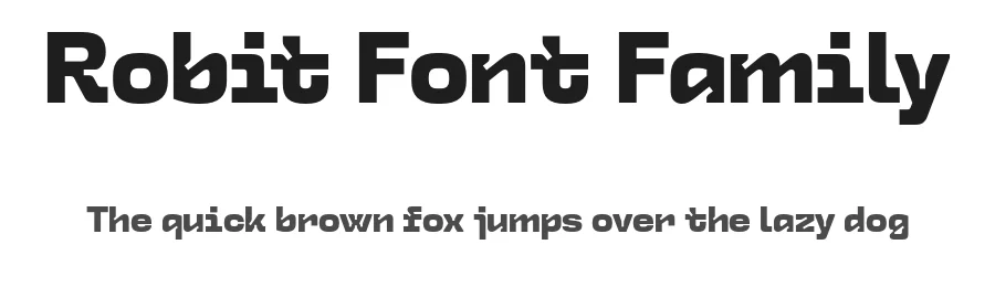 Robit Font Family by Maksym Kobuzan — Sans Serif Font