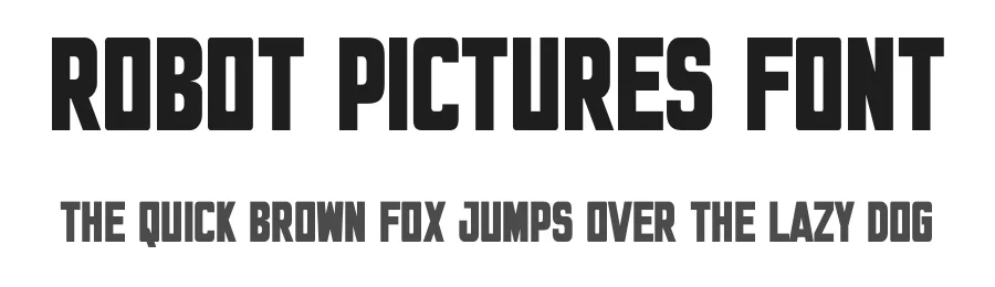 Robot Pictures Font by Rachmad bagus f — Decorative Font