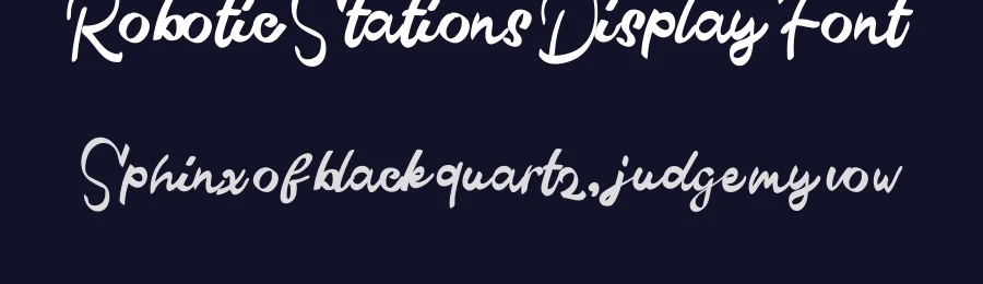 Robotic Stations Display Font by inermediaSTUDIO — Display Font — thumbnail 2