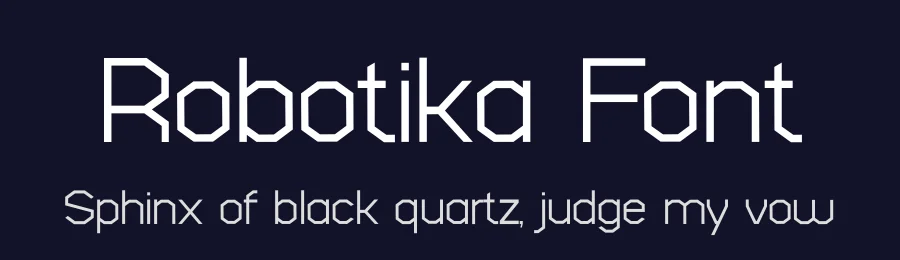 Robotika Font by UICreative — Display Font — thumbnail 2