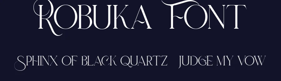 Robuka Font by pentagonistudio — Serif Font — thumbnail 2